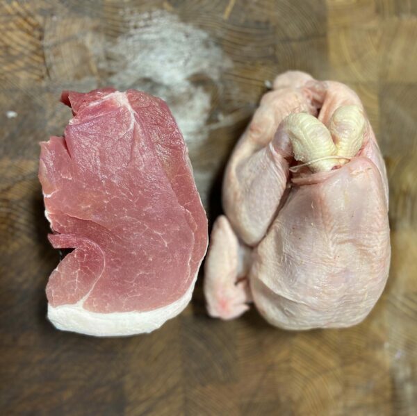 Whole Chicken and Gammon Joint