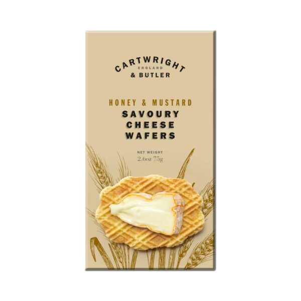 Cartwright & Butler Honey & Mustard Savoury Cheese Wafers (75g)