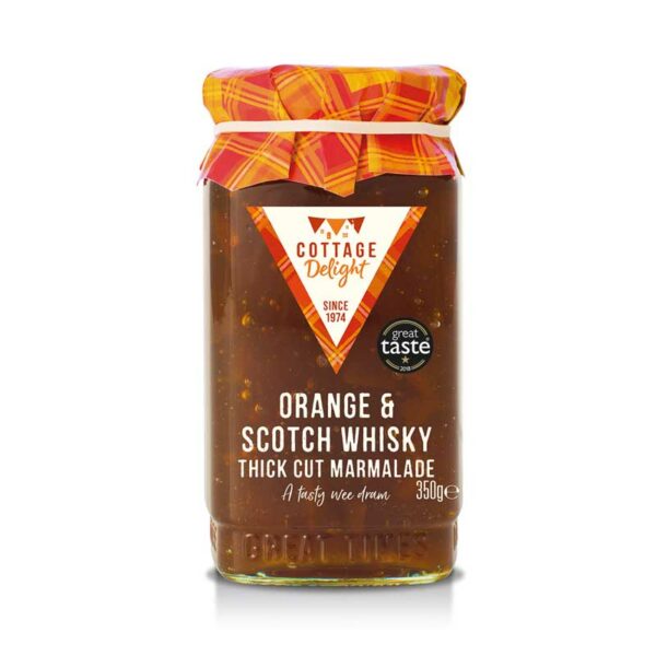 Cottage Delight Orange & Scotch Whisky Thick Cut Marmalade (350g)