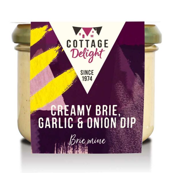 Cottage Delight Creamy Brie, Garlic & Onion Dip (180g)