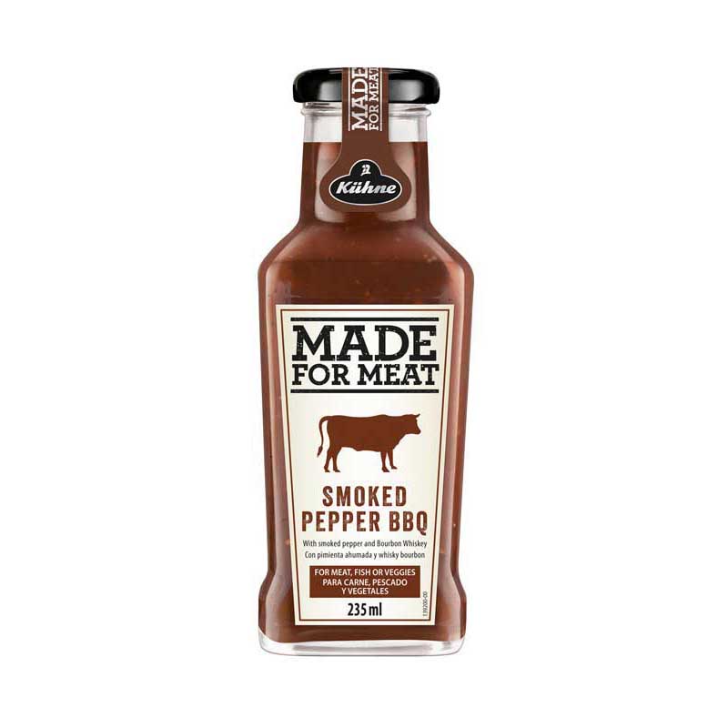 Kuhne Made For Meat Smoked Pepper BBQ Sauce (235ml)
