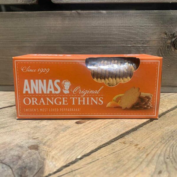Annas Orange Thins Biscuits 150g