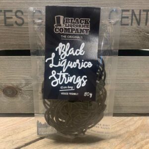 Black Liquorice Co Black Liquorice Strings (80g)