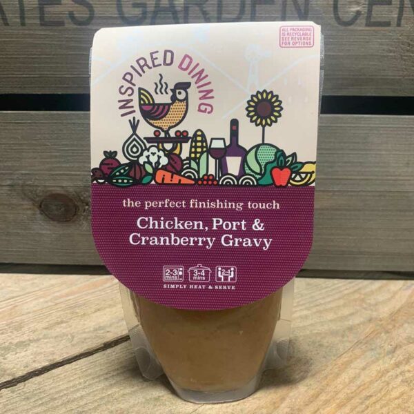 Inspired Dining Chicken port & cranberry Gravy (200g)