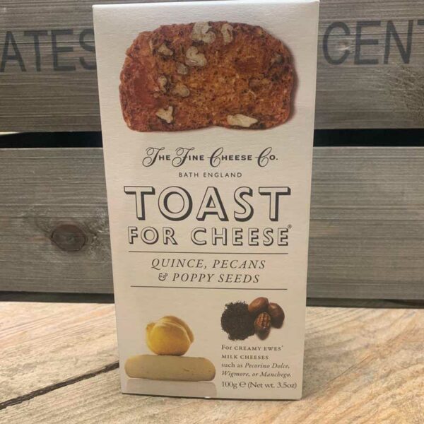 The Fine Cheese Co Toast for Cheese Quince Pecan & Poppy (100g)