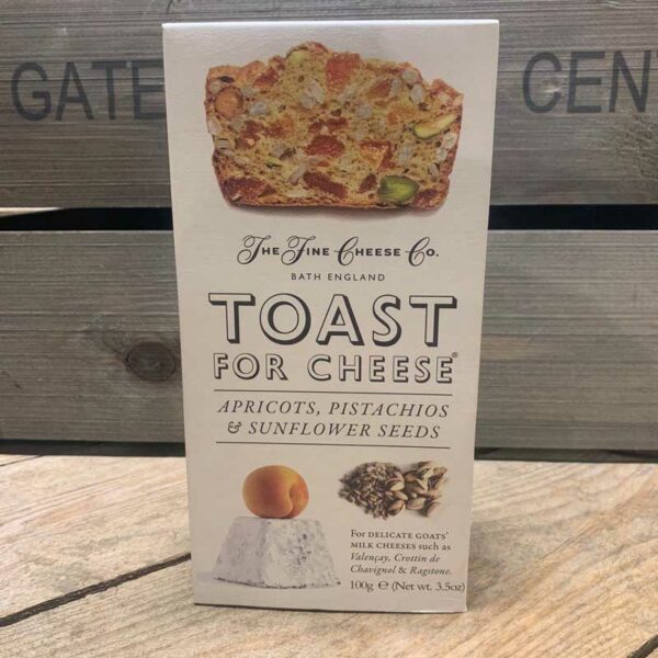 The Fine Cheese Co Toast For Cheese Apricots Pistachios & Sunflower Seeds 100g