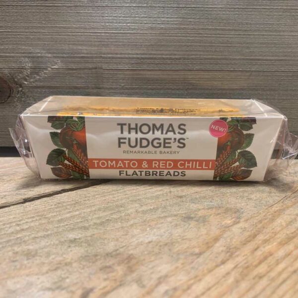 Thomas Fudge's Tomato & Chilli Deli Flatbreads (100g)