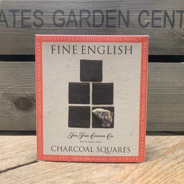 The Fine Cheese Co Fine English Charcoal Squares (125g)