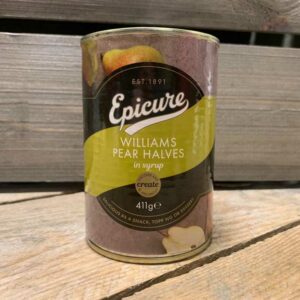 Epicure William Pear Halves in Syrup 411g