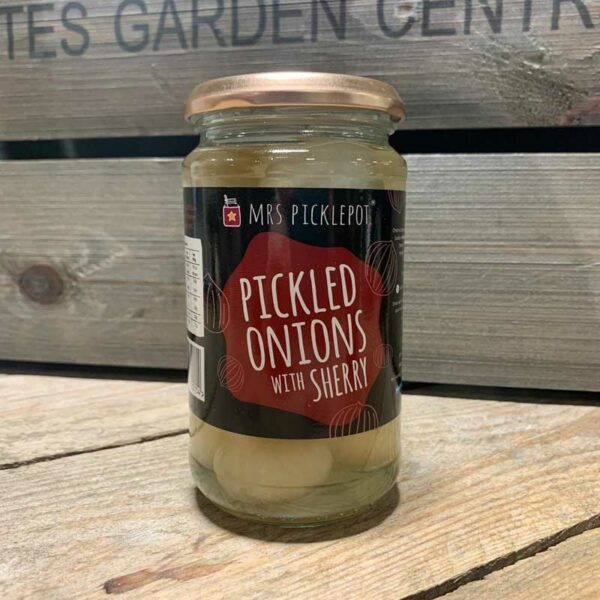 Mrs Picklepot- Pickled Onions with Sherry 440g