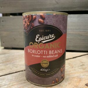 Epicure- Organic Borlotti Beans 400g