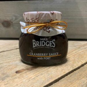 Mrs Bridges Cranberry Sauce With Port 340g