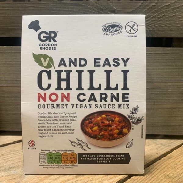 Gordon Rhodes V & Easy Chilli Non Carne Gourmet Vegan Sauce Mix 75g