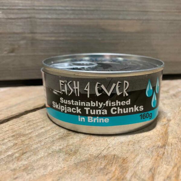 Fish 4 Ever- Skipjack Tuna Chunks in Brine 160g