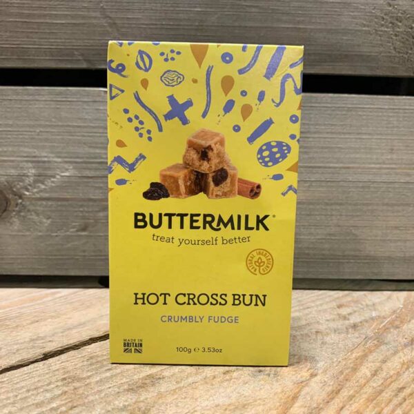 Buttermilk Hot Cross Bun Fudge 100g
