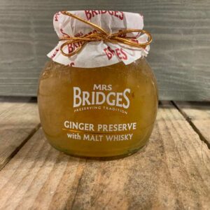Mrs Bridges Ginger Preserve w Malt Whisky 340g