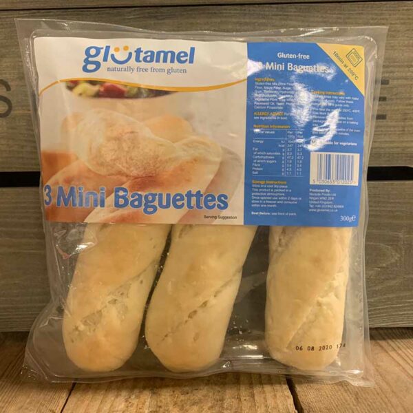 Glutamel GF Part Baked Baguettes 300g