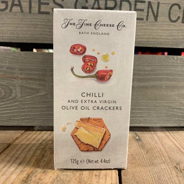 Fine Cheese Chilli & Ex Virgin Olive Oil Crackers 125g