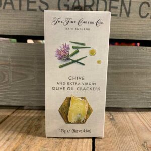 Fine Cheese Chive & Ex Virgin Olive Oil Crackers 125g