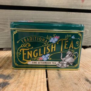 Vintage Victorian 40 Teabag Tin A/T
