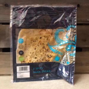 Previns 2 large Spicy Chilli Naan Breads 320g