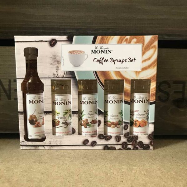 Monin Flavoured Coffee Set Gift Pack 5x5cl