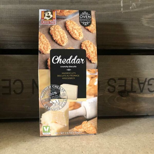 Buiteman Cheddar Cheese Biscuits 75g