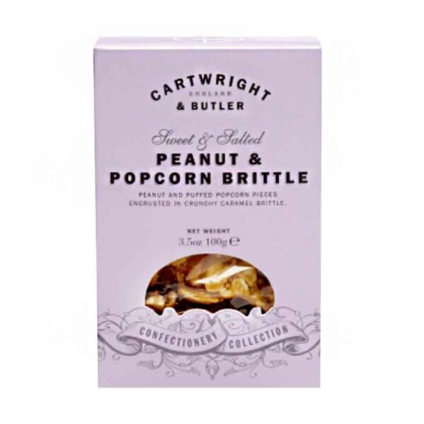 Cartwright & Butler Peanut & Popcorn Brittle (100g)