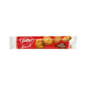 Lotus Biscoff Sandwich Biscuits with Milk Chocolate Flavour Filling (150g)
