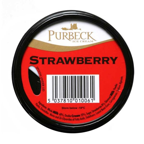 Purbeck Strawberry Ice Cream (125ml)