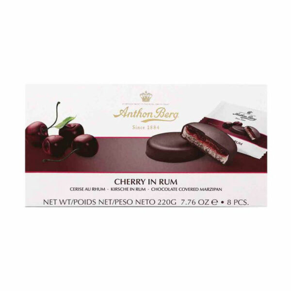 Anthon Berg Cherry in Rum Chocolate Covered Marzipan (220g)
