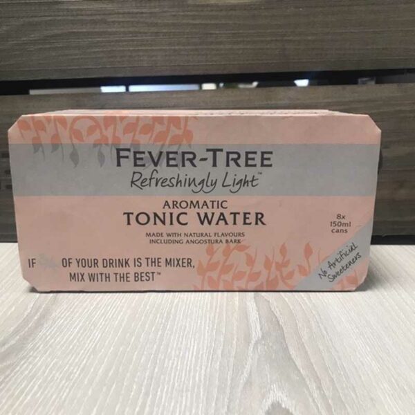 Fever-Tree Refreshingly Light Aromatic Tonic Water (Pack of 8)