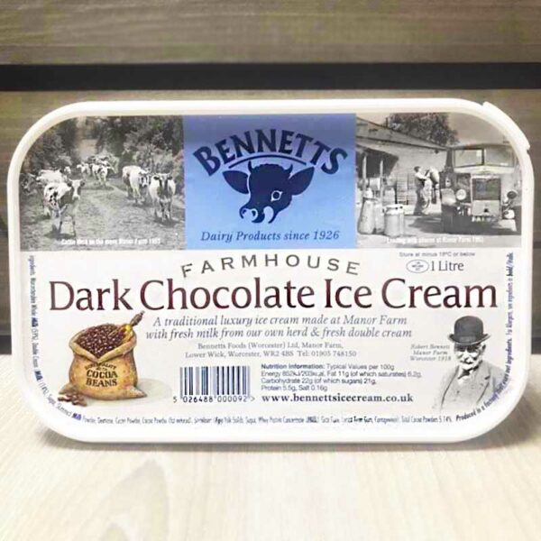 Bennetts Dark Chocolate (1 Litre)
