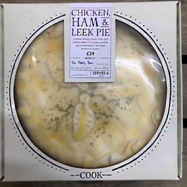 COOK Chicken Ham and Leek Pie (Serves 6)