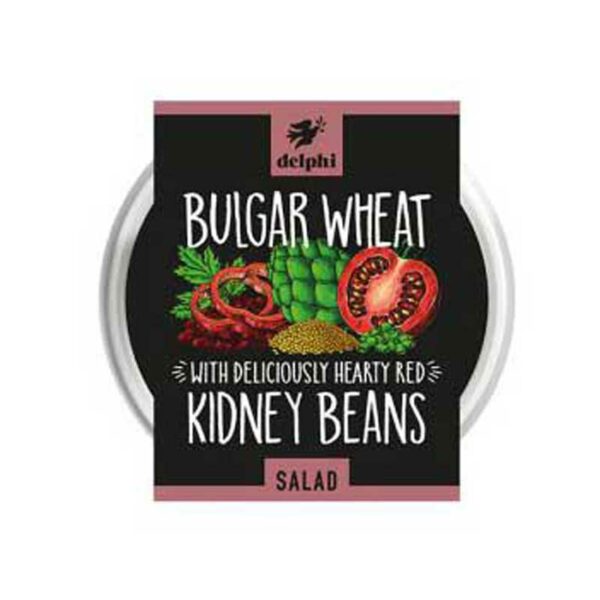 Delphi Bulgar Wheat & Red Kidney Beans Salad (200g)