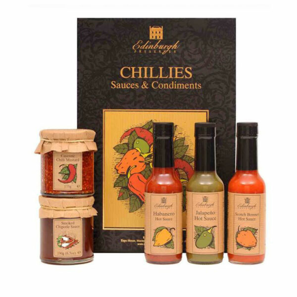 Edinburgh Preserves Chillies - Sauces & Condiments Gift Box