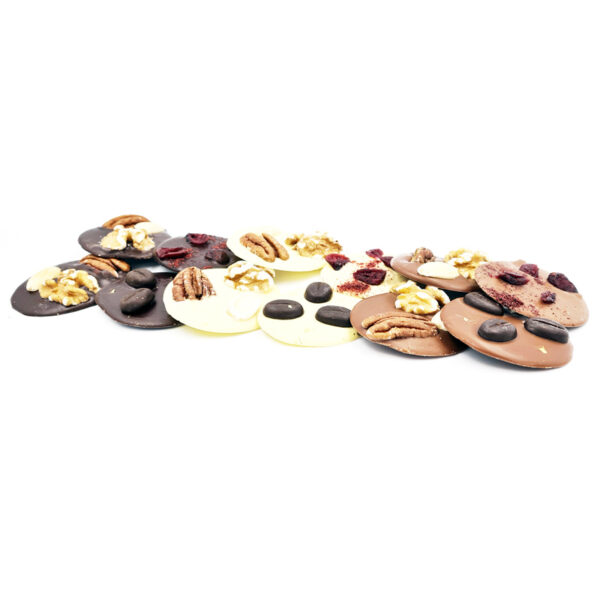 Walnut Tree Chocolate Mendiants with Nuts, Fruit & Coffee Beans (120g)