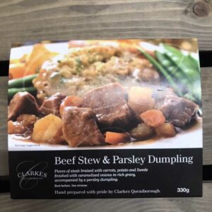 Clarkes Queniborough Beef Stew & Parsley Dumpling (330g)