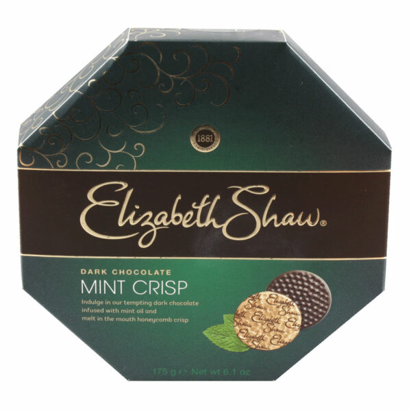 Elizabeth Shaw Dark Chocolate Mint Crisp (175g)