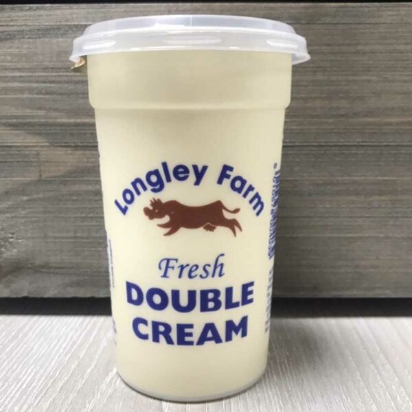 Longley Farm Double Cream BW (250ml)