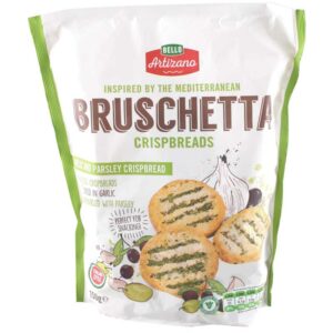 Bello Artizano Garlic & Parsley Bruschetta Crispbreads (150g)