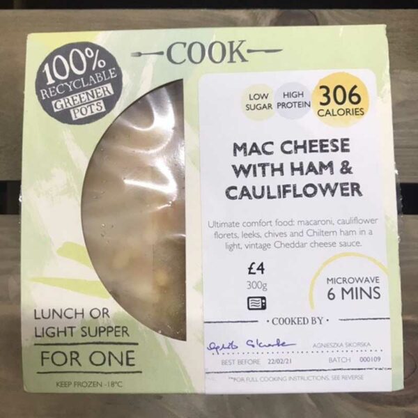 COOK Macaroni Cheese with Ham & Cauliflower