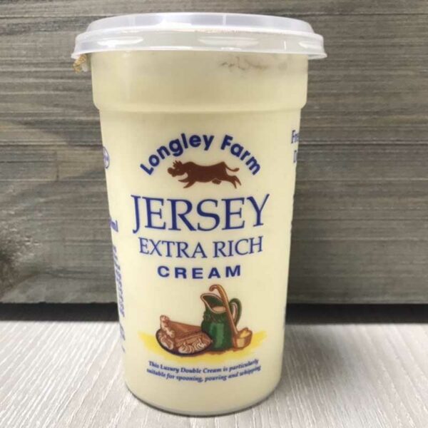 Longley Farm Jersey Extra Rich Double Cream (250ml)
