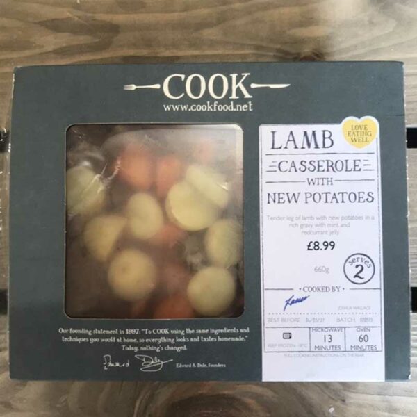 COOK Lamb Casserole with New Potatoes