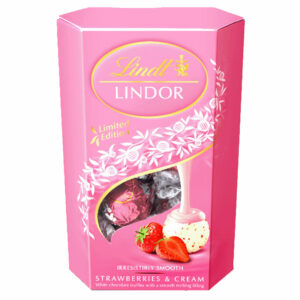 Lindt Lindor Strawberries & Cream Truffles (200g)
