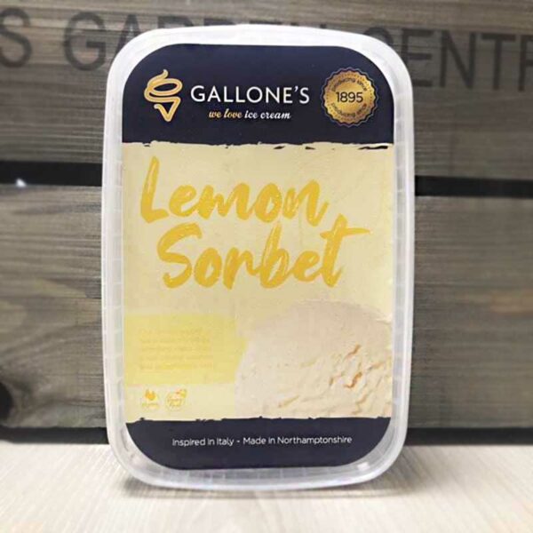 Gallone's Lemon Sorbet (1 Litre)