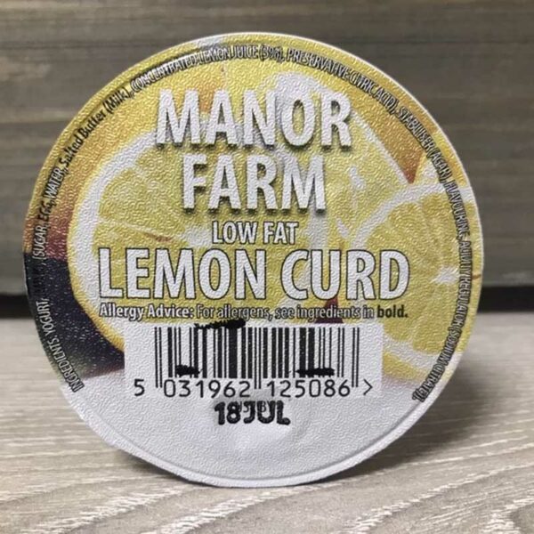 Manor Farm Low Fat Lemon Curd Live Yogurt (125g)