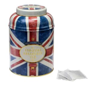New English Teas Union Jack Large Round Tea Caddy
