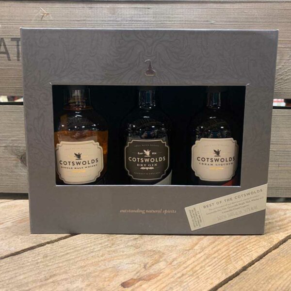 Cotsworlds Gift Pack Cream Liqueur, Dry Gin ,Whisky