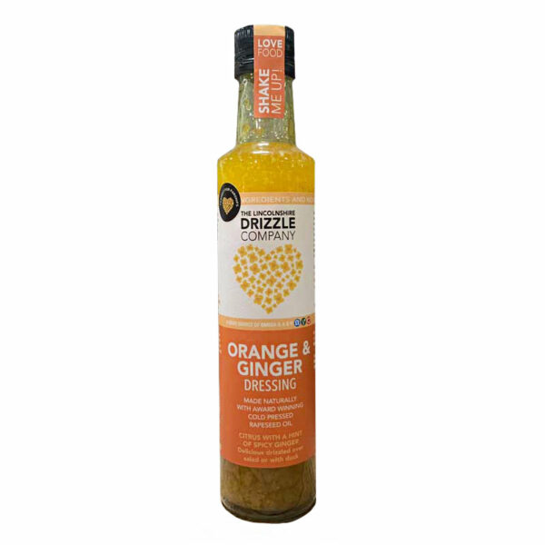 The Lincolnshire Drizzle Company Orange & Ginger Dressing (250ml)